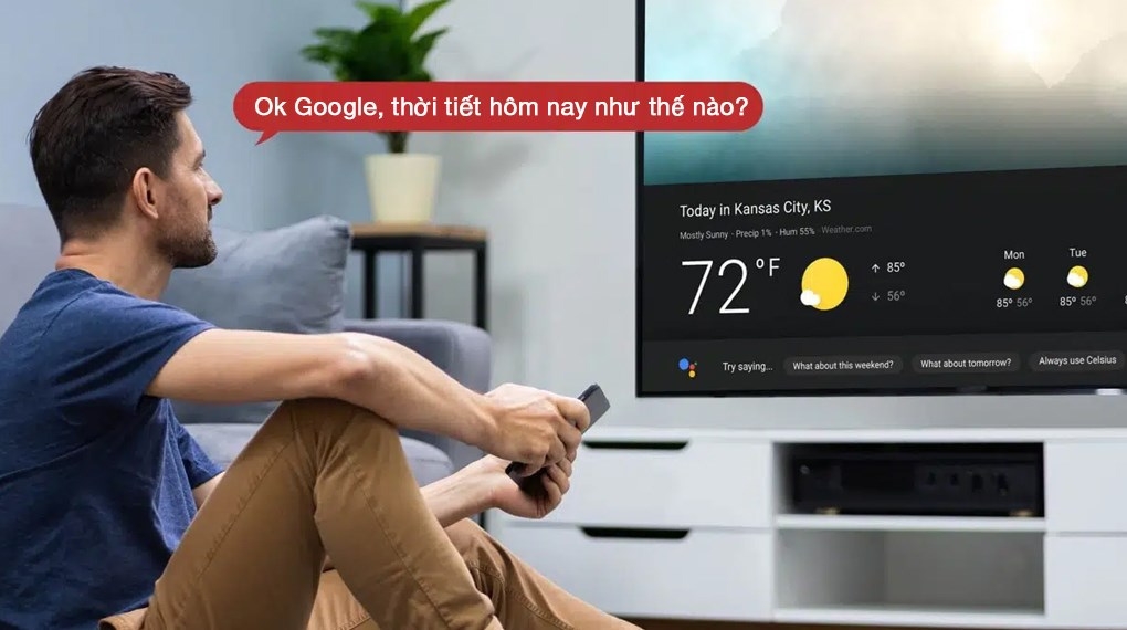 Google Tivi TCL AI 4K 75 inch 75P69K - Tiện ích