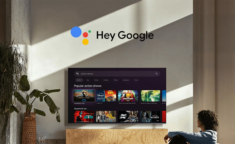Có thể điều khiển TV thông qua Google Assistant
