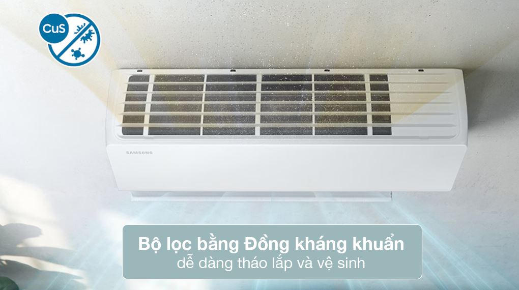 Máy lạnh Samsung Inverter 1 HP AR50H10D1BHNSV - Bộ lọc kháng khuẩn