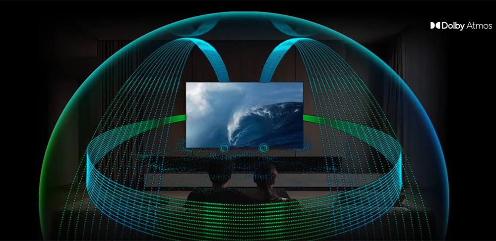 Âm thanh sống động Tivi Samsung Micro RGB 4K 75 Inch MRA75R95HX
