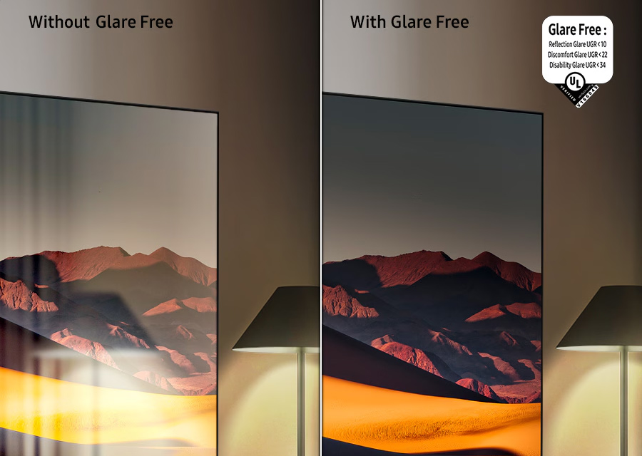 Màn hình chống chói Glare Free Tivi Samsung Micro RGB 4K 65 Inch MRA65R95HX