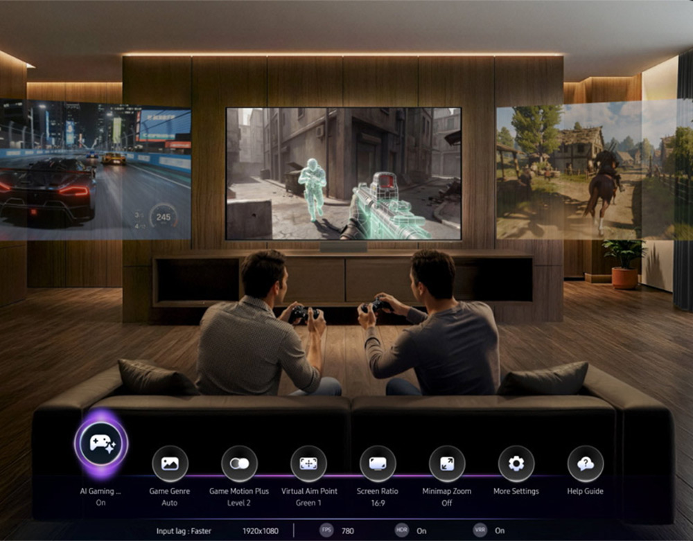 AI Gaming Optimizer Tivi Samsung Neo QLED 4K 55 Inch QA55QN70HA