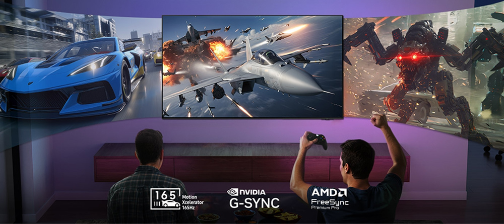 Tối ưu trải nghiệm chiến game Tivi Samsung OLED 4K Vision AI 83 Inch QA83S90HA