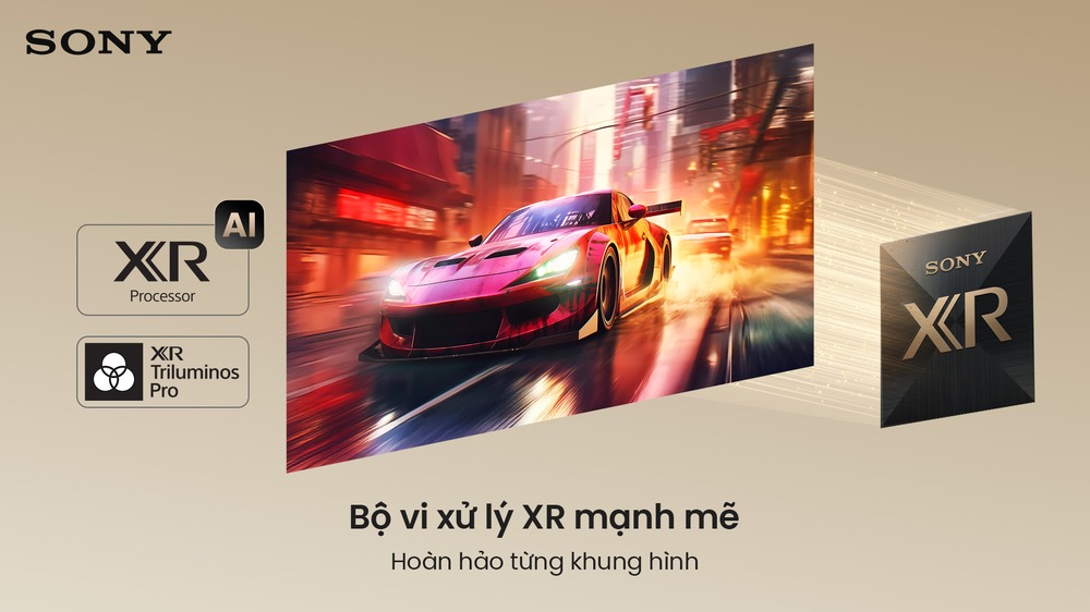 Bộ xử lý XR Processor Sony Google Smart TV BRAVIA 3 II K-50XR30M2