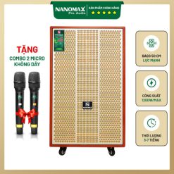 Loa Kéo Bass 50cm 1200w Bluetooth Nanomax SK-18G8