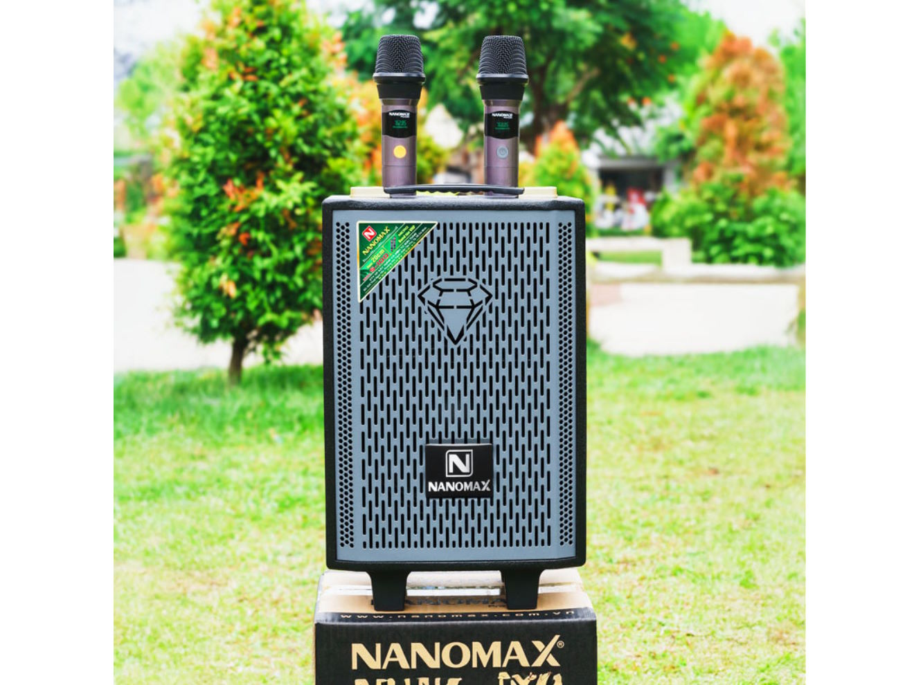 Loa karaoke Nanomax S-100 Bass 20cm