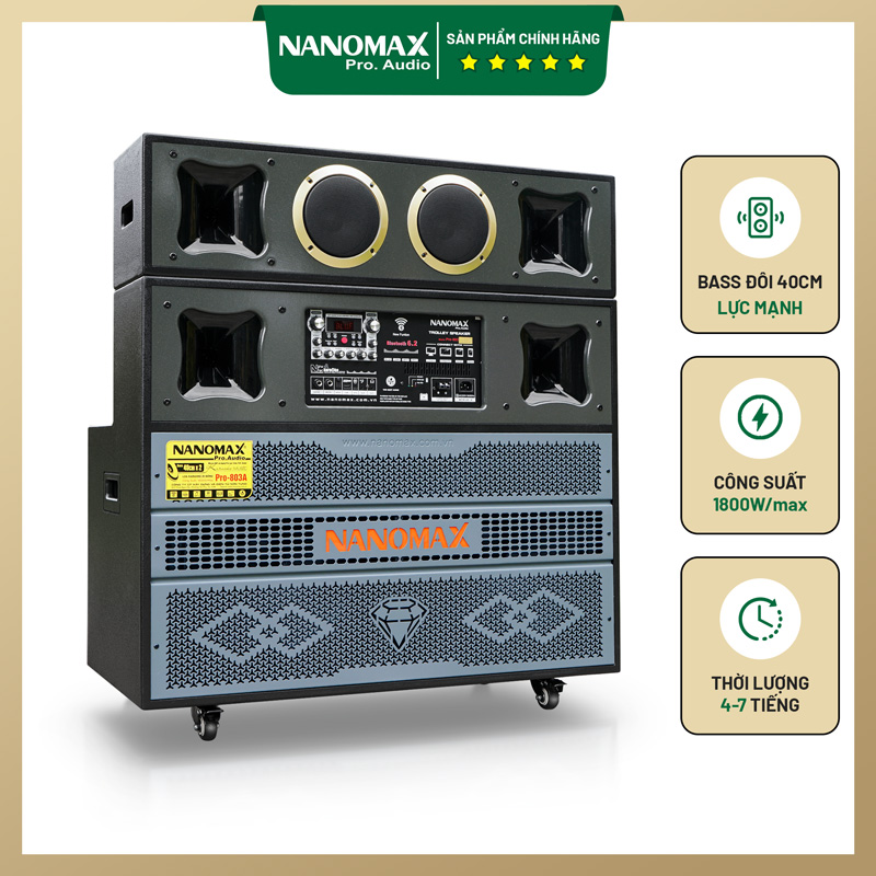 Loa Kéo Bình & Điện Nanomax Pro-803A 1