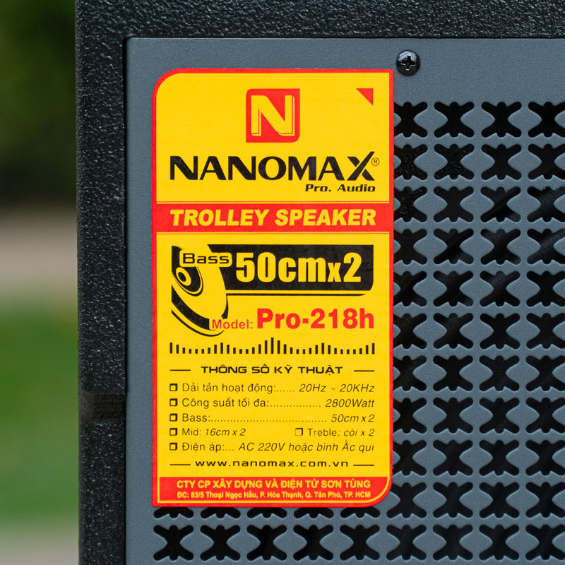 Loa Kéo Nanomax Pro-218h | Hình 10