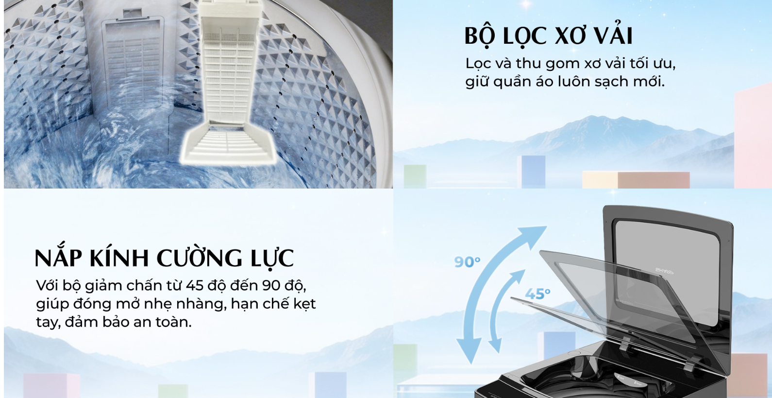 Máy giặt cửa trên