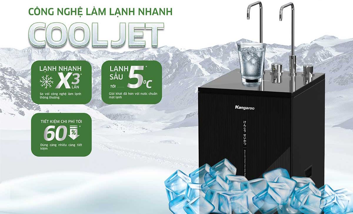 Máy lọc nước Kangaroo nóng lạnh KG10S16N3