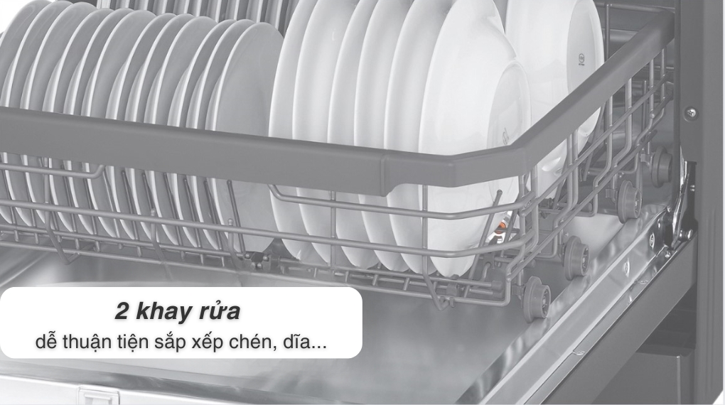 Máy rửa chén độc lập Hitachi HDF-F146VX - Khay rửa