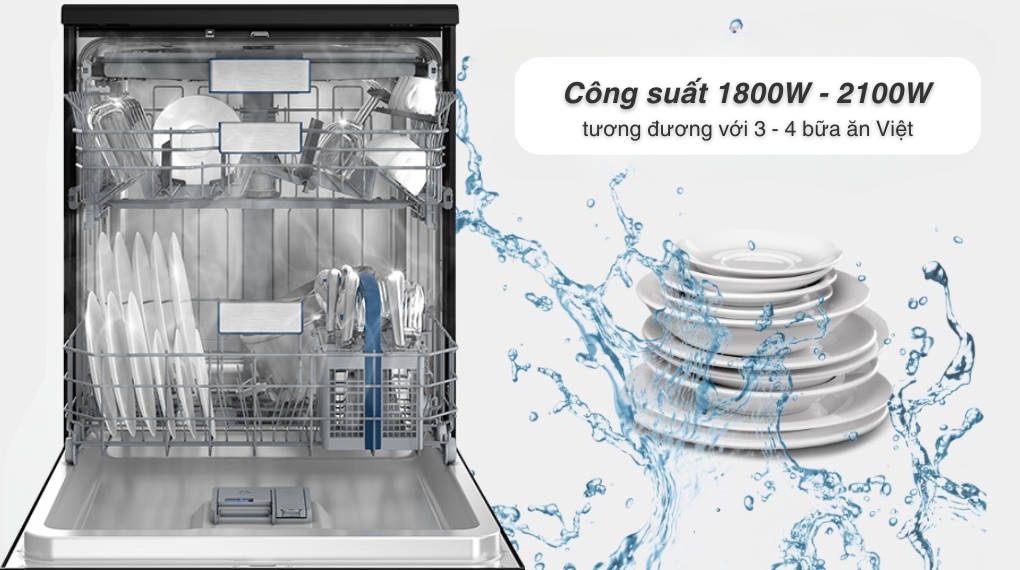 Máy rửa chén độc lập Hitachi HDF-F146VX - Công suất