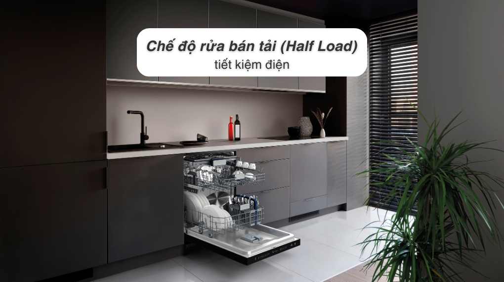 Máy rửa chén độc lập Hitachi HDF-F158CVGB - Rửa bán tải