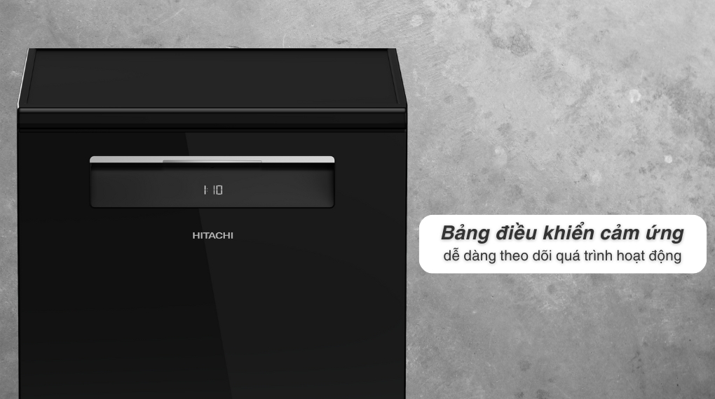 Máy rửa chén độc lập Hitachi HDF-F158CVGB - Bảng điêu khiển