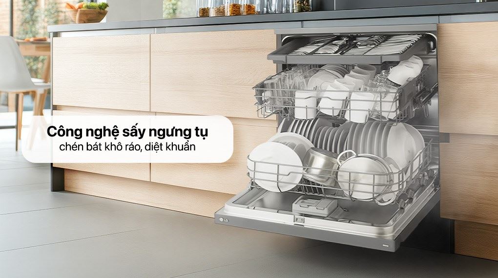 Máy rửa chén độc lập LG LDN14BLA5 - Công nghệ sấy