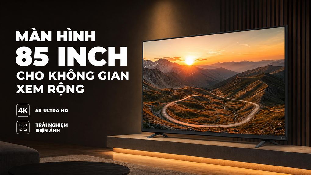 Smart Tivi LG AI 4K 85 inch 85NU855BPSA - Thiết kế Smart Tivi LG AI 4K 85 inch 85NU855BPSA - Thiết kế