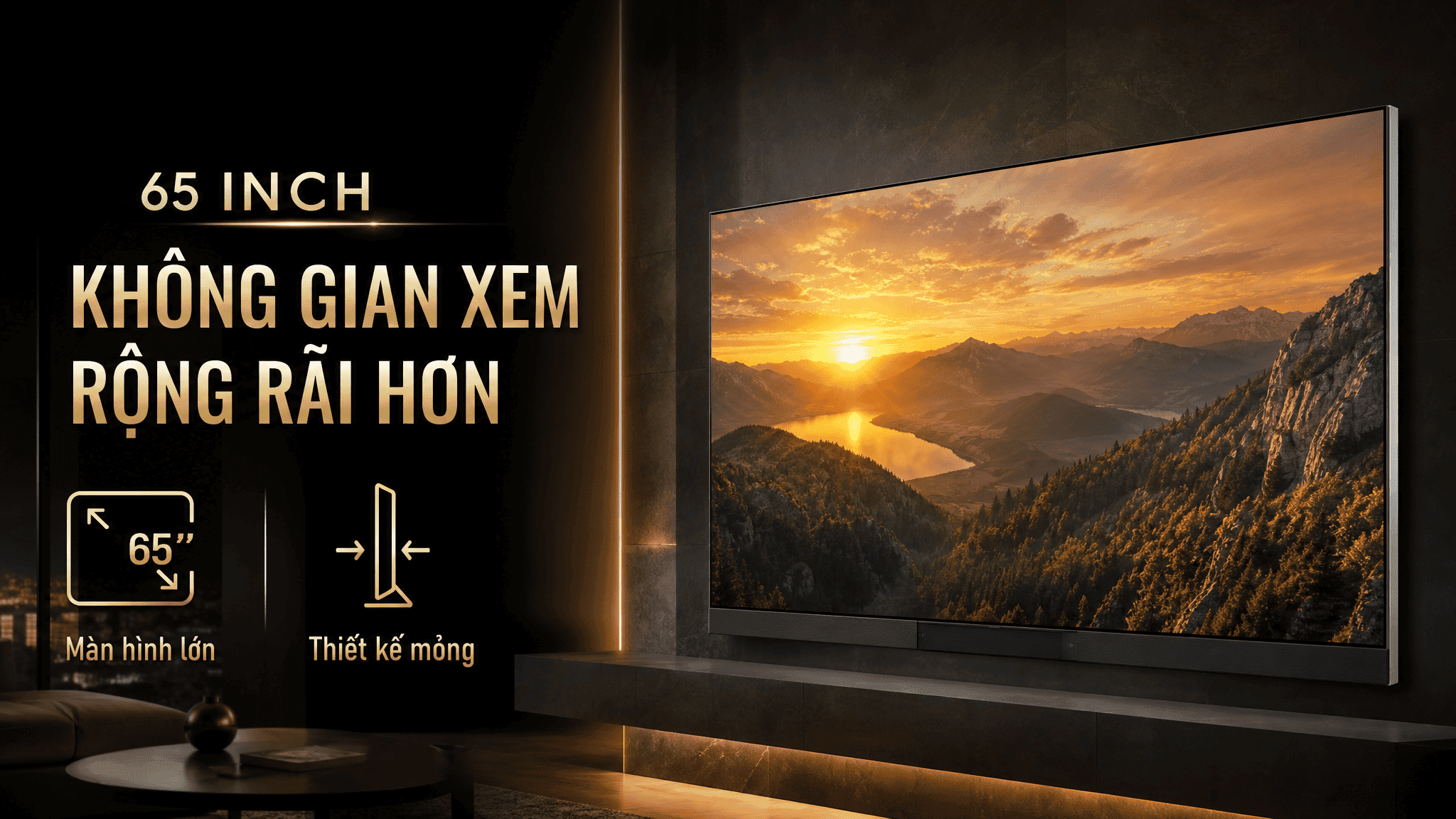 Smart Tivi OLED LG AI 4K 65 inch OLED65G6PSA màn hình 65 inch rộng rãi mang lại cảm giác xem mãn nhãn cho cả gia đình Smart Tivi OLED LG AI 4K 65 inch OLED65G6PSA màn hình 65 inch rộng rãi mang lại cảm giác xem mãn nhãn cho cả gia đình