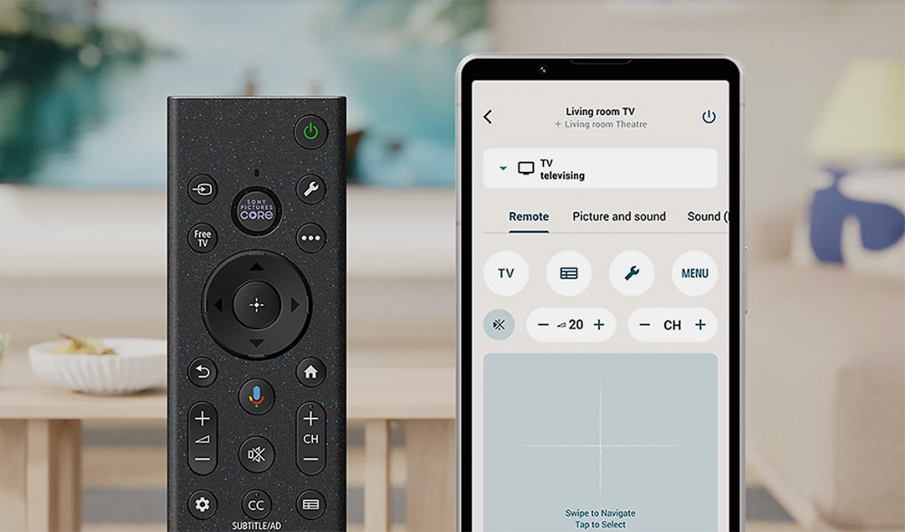 Điều khiển dễ dàng Sony Google TV True RGB BRAVIA 9 II K-75XR90M2