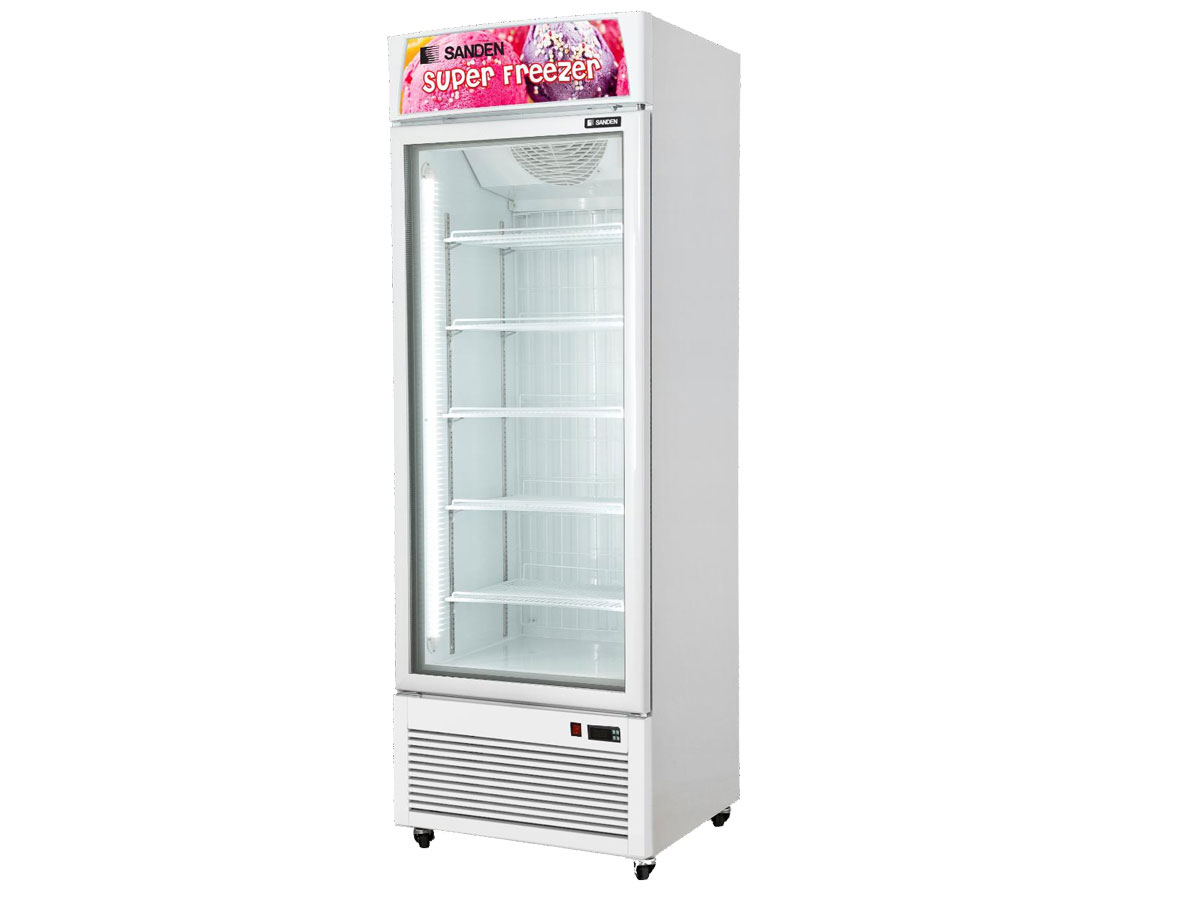 Hình ảnh tủ đông 1 cửa kính Sanden SNR-0505 Hình ảnh tủ đông 1 cửa kính Sanden SNR-0505