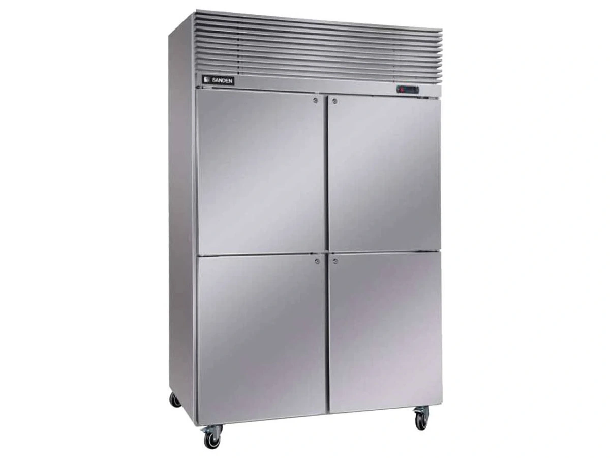 Tủ mát 4 cánh inox Sanden SRC-1233