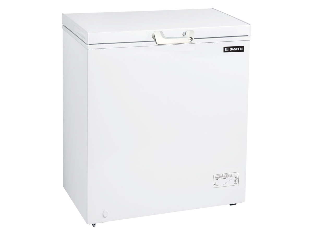 Tủ đông Sanden SCF-0115 được thiết kế theo phong cách đơn giản nhưng không kém phần hiện đại, tinh tế