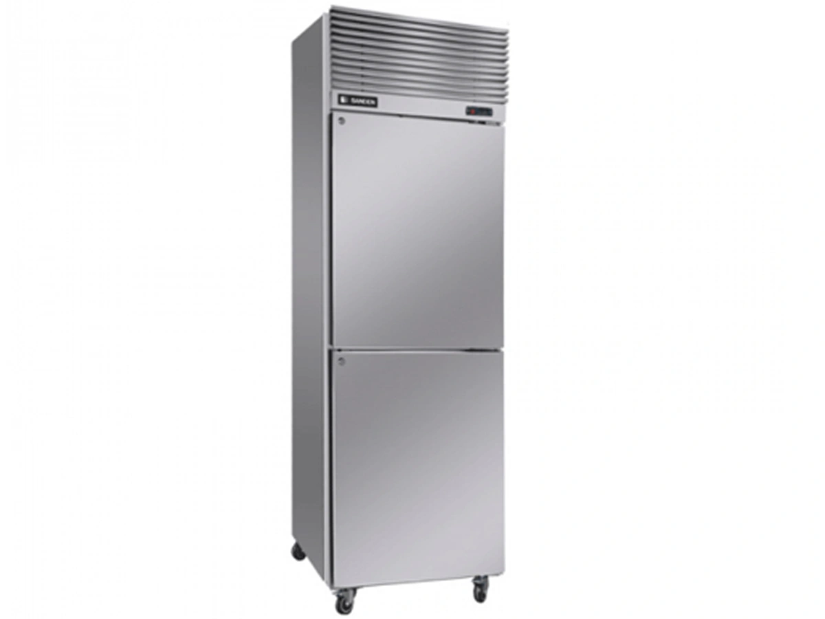 Tủ mát 2 cánh inox đứng Sanden SRC-0613