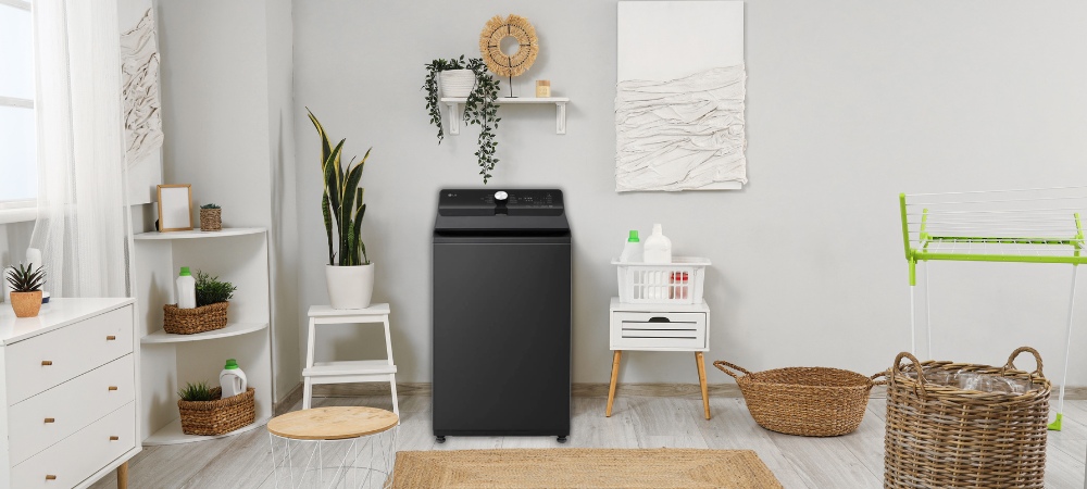 Máy giặt cửa trên TX2312DT5O kiểu dáng hiện đại, tông màu trang nhã