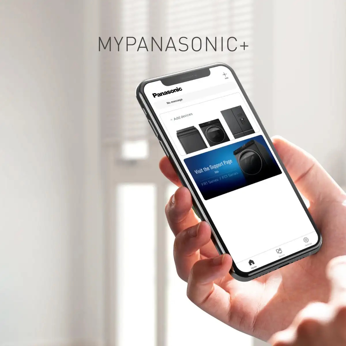 Điều khiển máy giặt từ xa qua ứng dụng My Panasonic+ Máy giặt Panasonic
