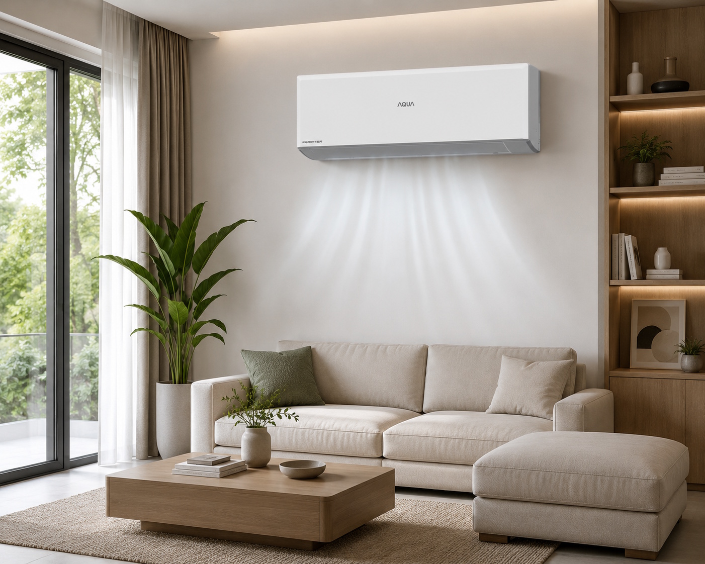 Máy lạnh Aqua Inverter 1.5HP AQA-RV13EAMáy lạnh Aqua Inverter 1.5HP AQA-RV13EA