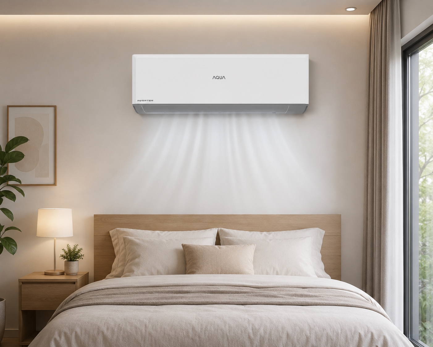 Máy lạnh Aqua Inverter 1HP AQA-RV10EA