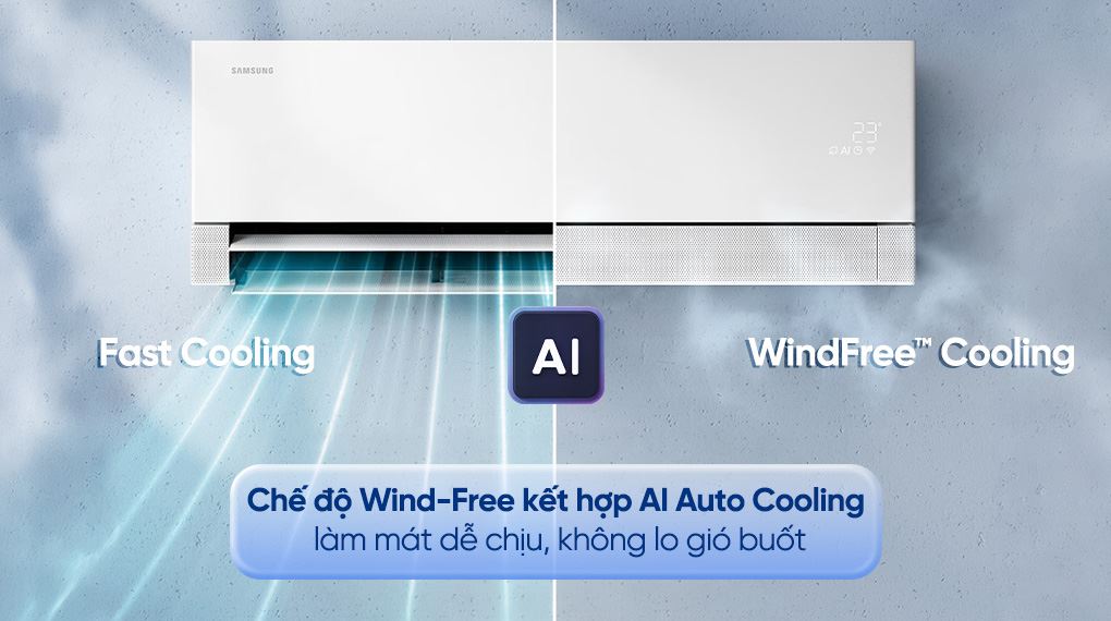 Máy lạnh Samsung Wind-Free Inverter 1.5 HP AR70H13D1BWNSV - Công nghệ làm lạnh Máy lạnh Samsung Wind-Free Inverter 1.5 HP AR70H13D1BWNSV - Công nghệ làm lạnh