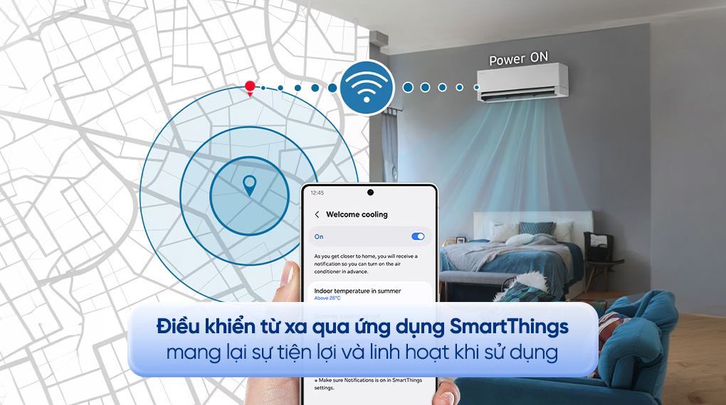 Máy lạnh Samsung Wind-Free Inverter 1 HP AR70H10D1BWNSV - Tiện ích