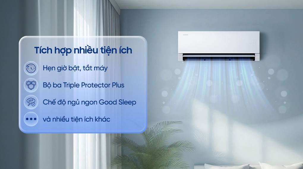 Máy lạnh Samsung Wind-Free Inverter 1 HP AR70H10D1BWNSV - Tiện ích
