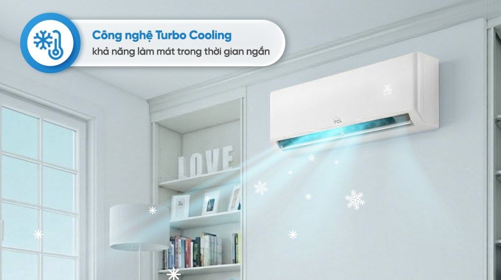 Máy lạnh TCL Inverter 2 HP TBI-18CSD/TPHI - Công nghệ Turbo Cooling Máy lạnh TCL Inverter 2 HP TBI-18CSD/TPHI - Công nghệ Turbo Cooling