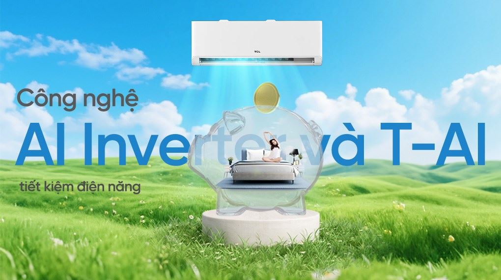 Máy lạnh TCL Inverter 2 HP TBI-18CSD/TPHI - Công nghệ tiết kiệm điện Máy lạnh TCL Inverter 2 HP TBI-18CSD/TPHI - Công nghệ tiết kiệm điện
