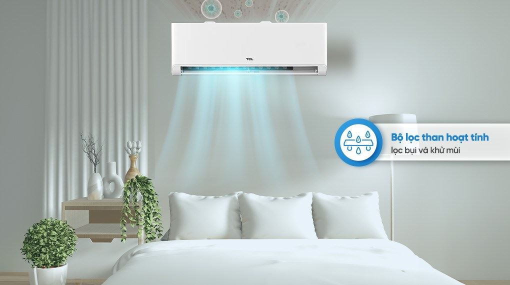 Máy lạnh TCL Inverter 2 HP TBI-18CSD/TPHI - Khả năng lọc không khí Máy lạnh TCL Inverter 2 HP TBI-18CSD/TPHI - Khả năng lọc không khí