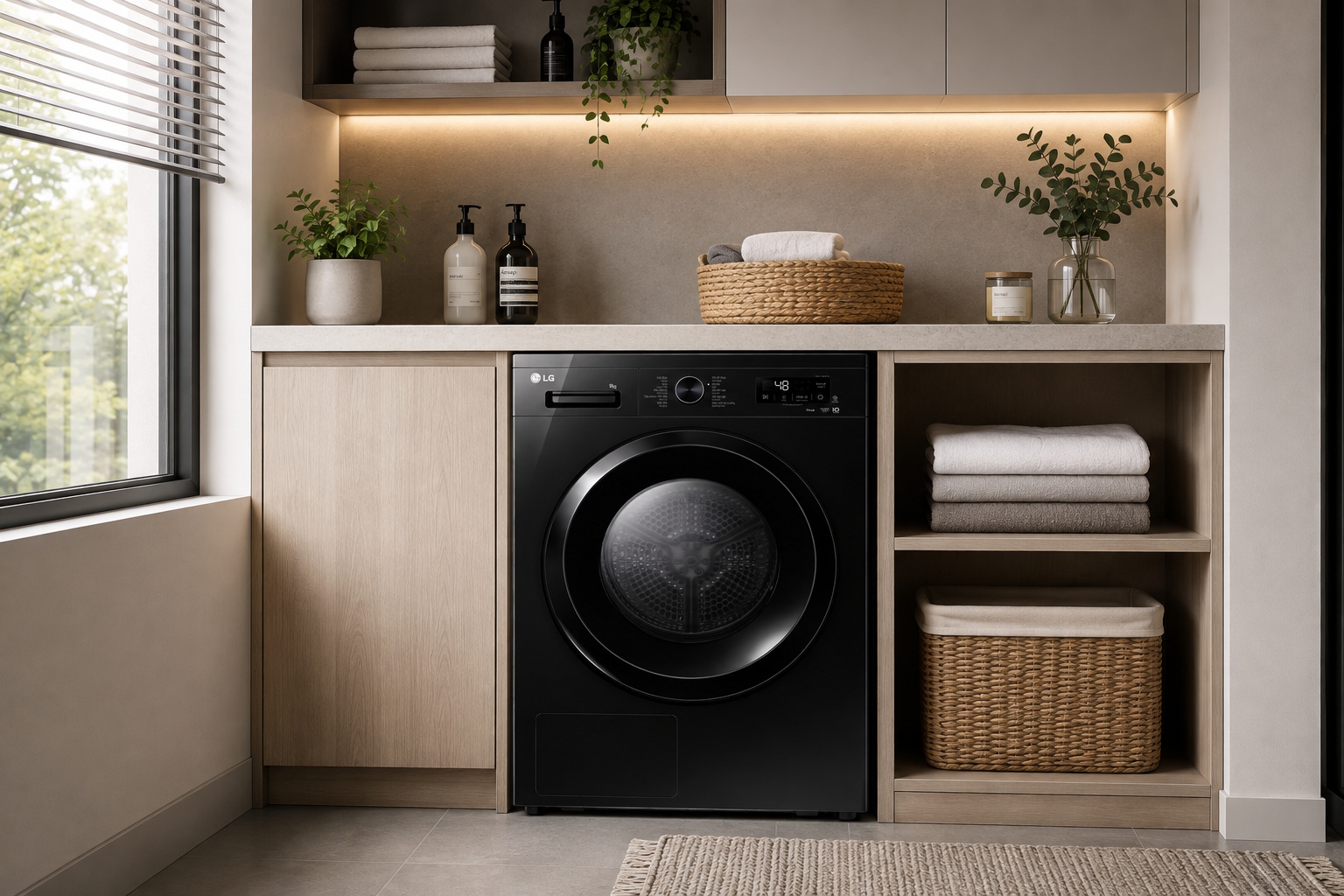Máy sấy bơm nhiệt LG 9kg RB09NHP5O