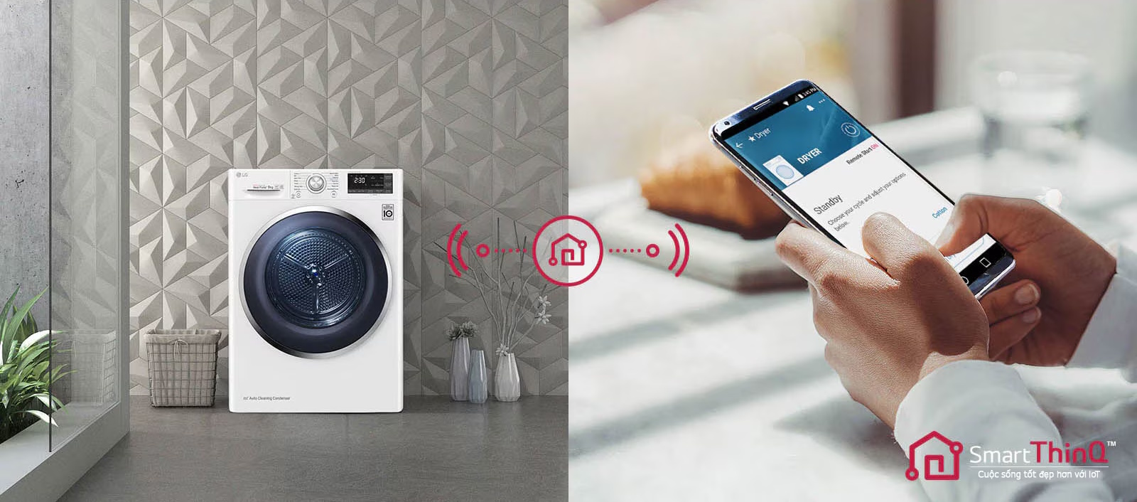 Máy sấy bơm nhiệt LG