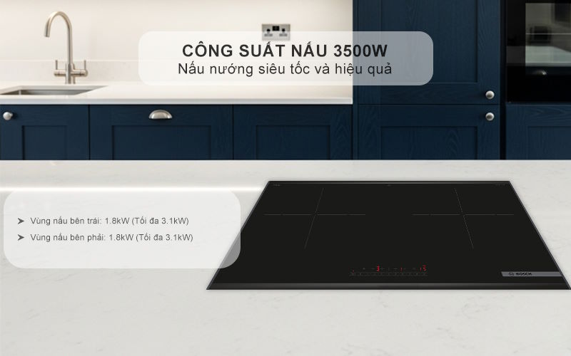 Bếp từ đôi âm Bosch PPI82569VN