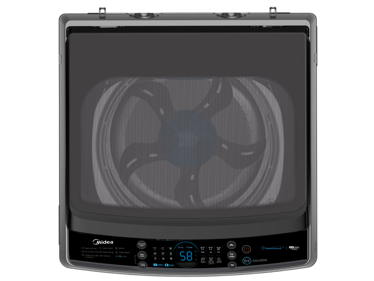 Máy giặt MA200W95 với nắp kính đóng êm Máy giặt MA200W95