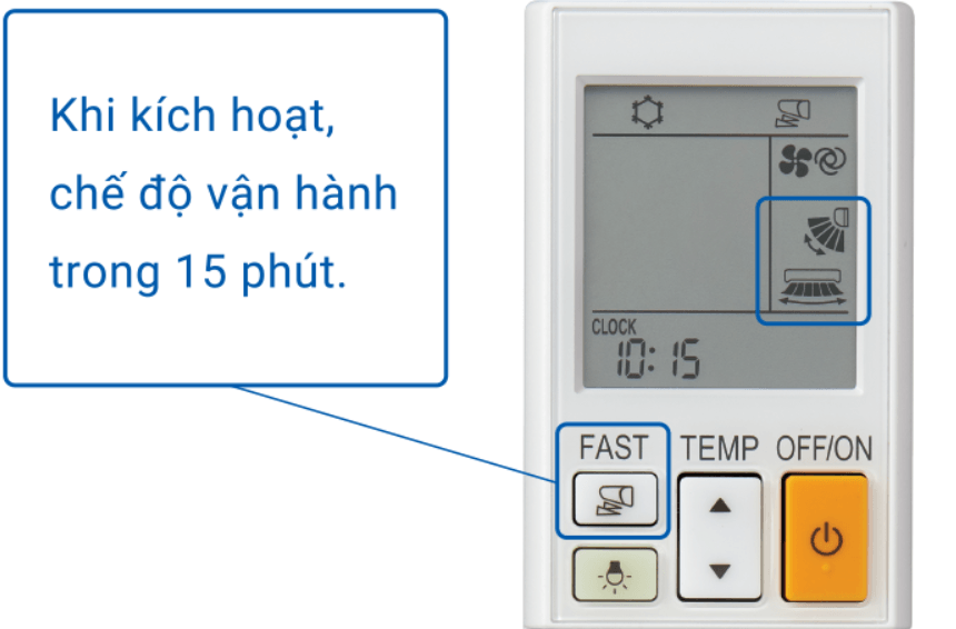 Máy lạnh MS/MU-JS50VF được tích hợp tính năng làm lạnh nhanh Fast Máy lạnh MS/MU-JS50VF được tích hợp tính năng làm lạnh nhanh Fast