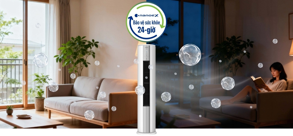 Điều hòa tủ đứng Panasonic CU/CS-NZ24CF1H-8H