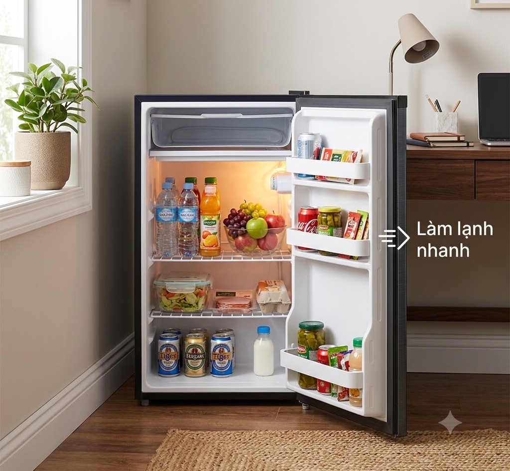 Tủ lạnh Midea 94 lít MDRD142FGA50VN