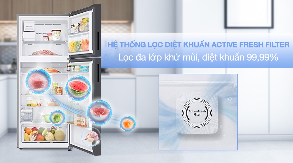 Tủ lạnh Midea MDRT346MTB28VN