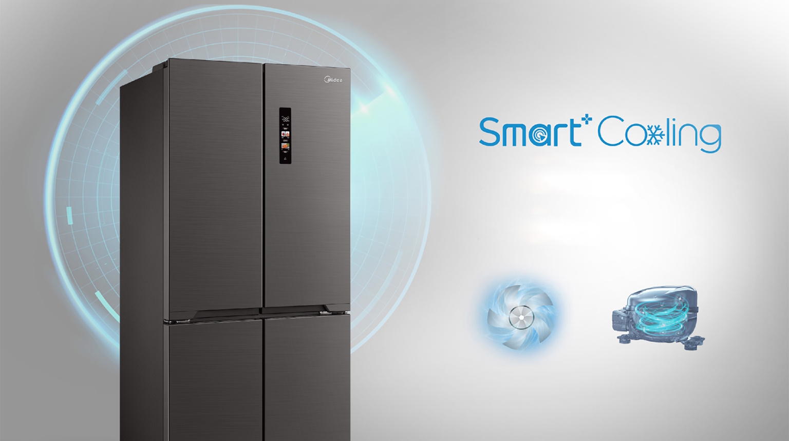 Tủ lạnh Midea MDRF550FGG28VN