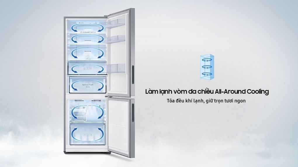 Tủ lạnh Samsung Inverter 280 lít RB27N4020S9/SV - công nghệ làm lạnh