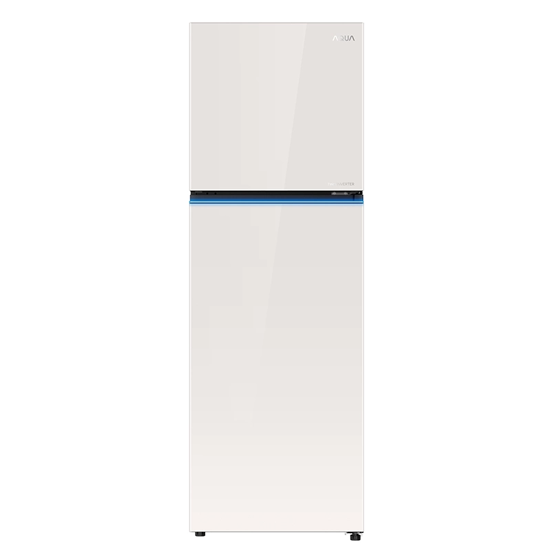Tủ lạnh mặt gương trắng Aqua Inverter 362 Lít AQR-T418FA(GC)