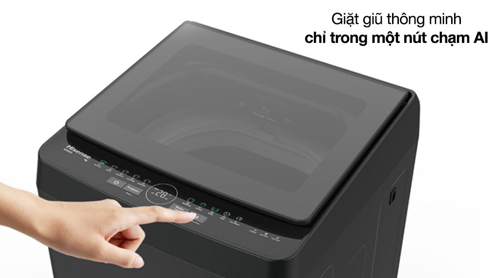 Máy giặt Hisense 8 kg WT80F30 - Giặt AI