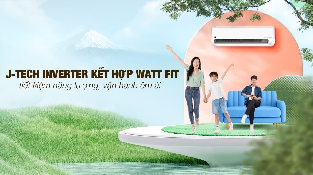 Inverter - Máy lạnh Sharp Inverter 1.5 HP AH-XP13DSW
