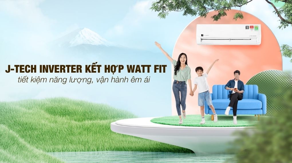 Inverter - Máy lạnh Sharp Inverter 2 HP AH-XP18DSW